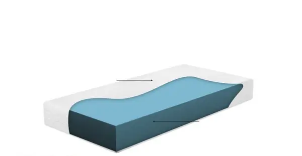 Matelas Pliable DYNMC You - Lit D'Appoint Confortable Pour Invités - Sac De Transport Inclus - Gris/Blanc