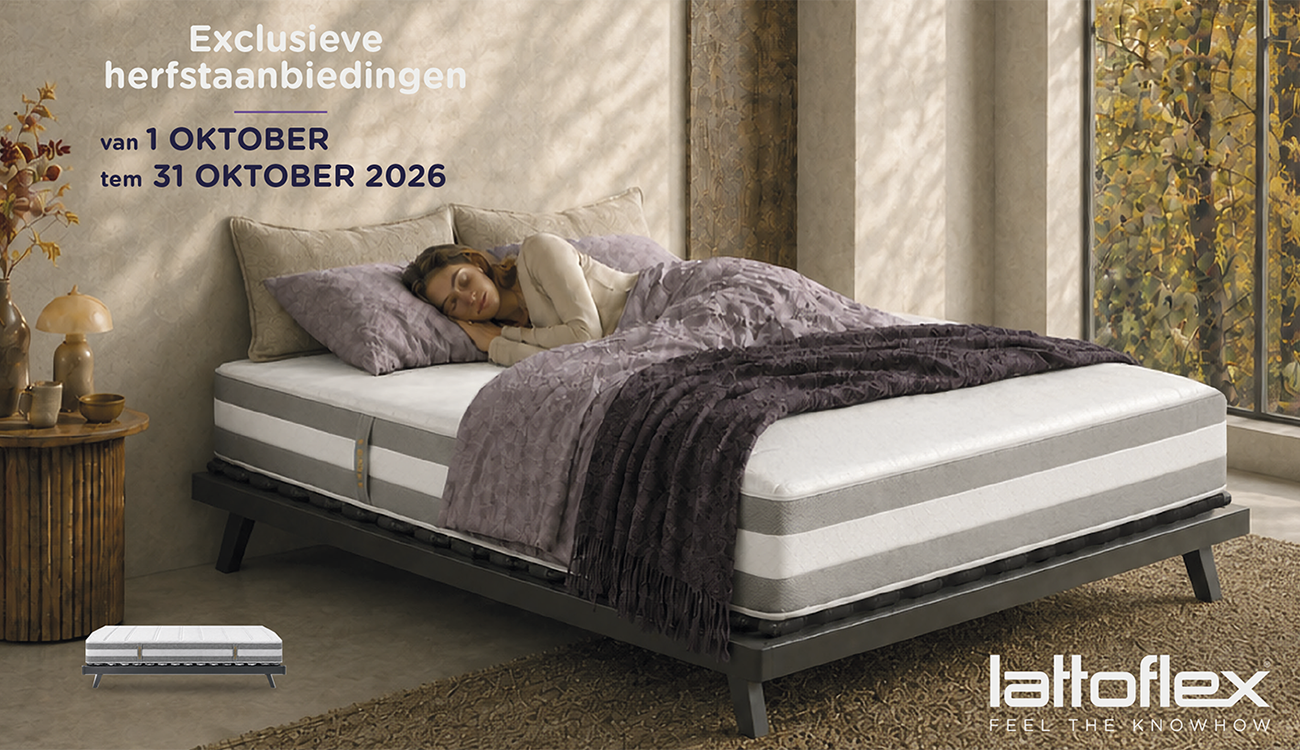Lattoflex: exclusieve herfstaanbiedingen van 1 tot en met 31 oktober 2026